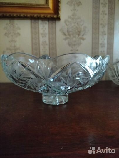 Хрустальные вазы для фруктов