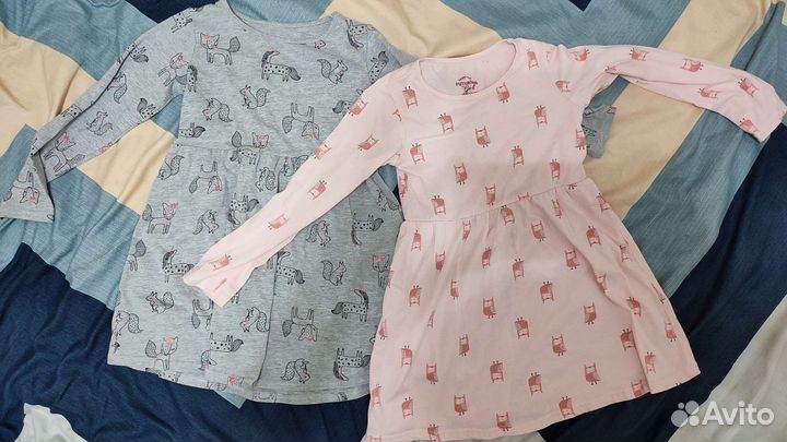 Вещи пакетом для девочки размер 110-122