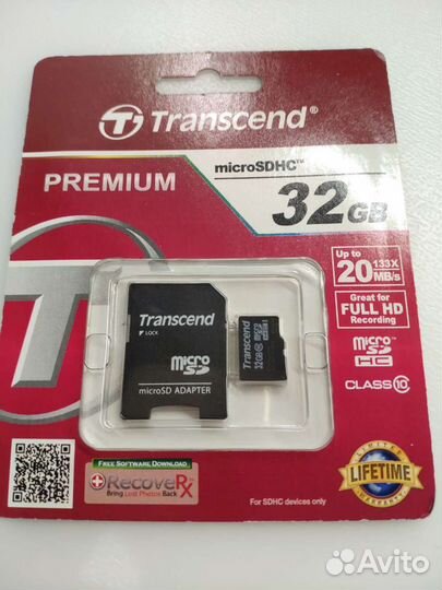 Карта памяти MicroSD 32Gb