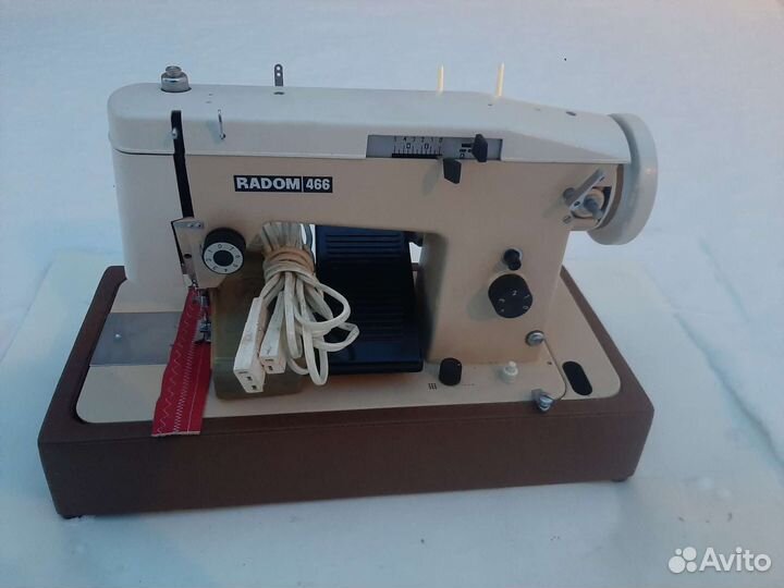 Швейная машинка радом-466 кожи шёьт