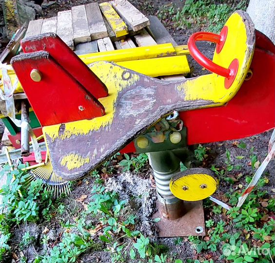 Домик-лабиринт, качалка