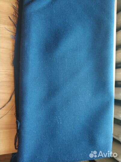 Ткань шерсть темно-синяя (цена за отрез)