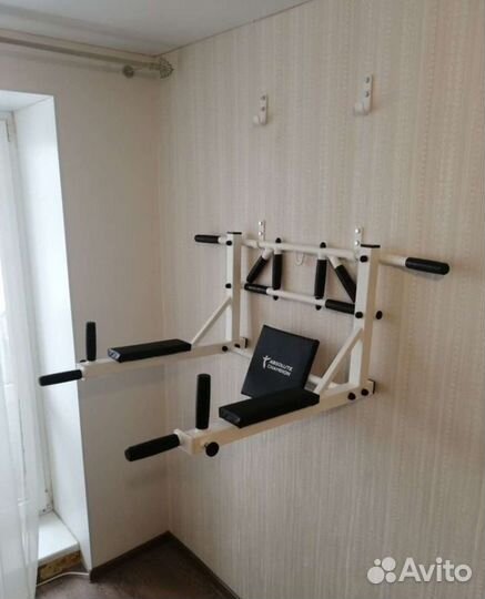 Турник 3 в 1 мультихват New., белый