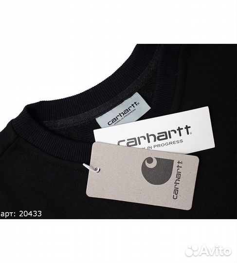 Свитшот Carhartt yellow brnd Чёрный