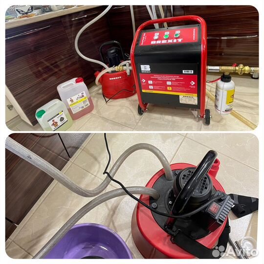 Промывка системы отопления