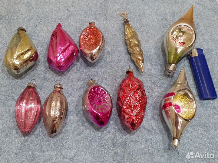 Елочные игрушки СССР. Набор 7