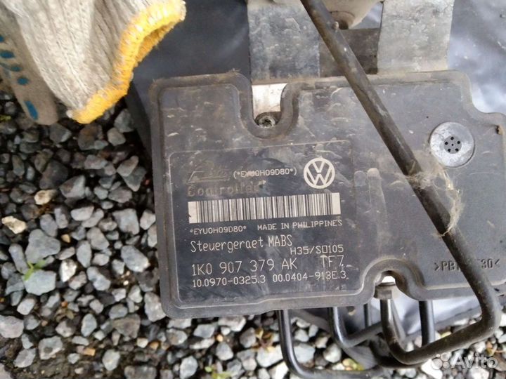 Блок ABS skoda, Volkswagen 1K0907379AK, 1K0614117S