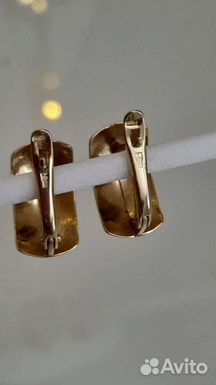 Золотые серьги 585 пр. новые