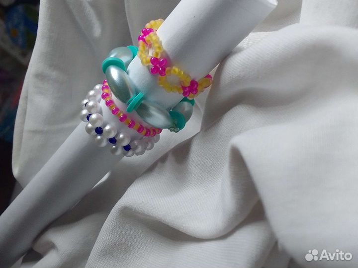 Кольцо из бисера