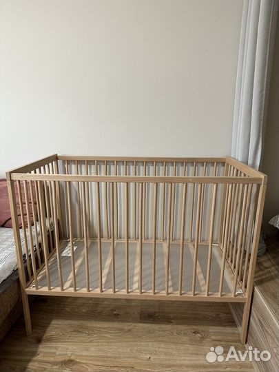 Детская кровать IKEA с матрасом