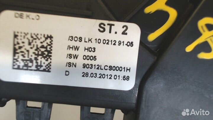 Шлейф руля Audi A6 (C7), 2012