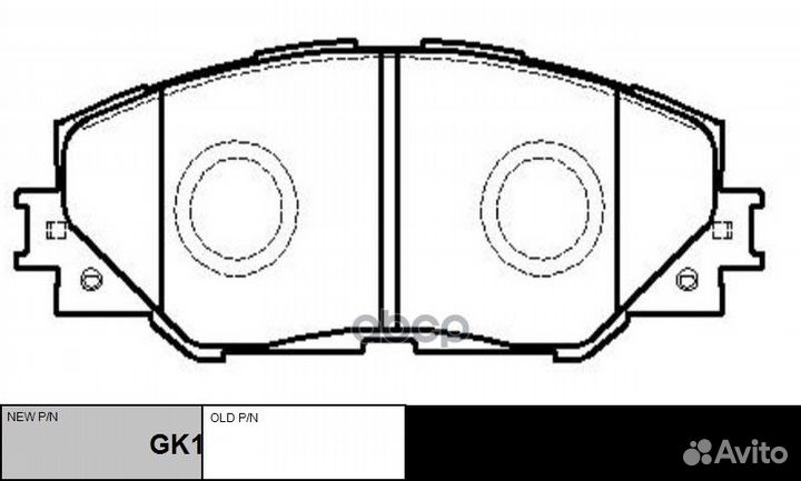 Колодки toyota Rav-4 CKT-49 CTR