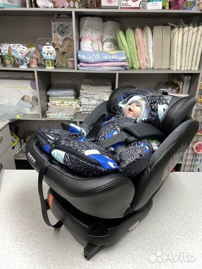 Автокресло Indigo Aero 0-36 поворот изофикс