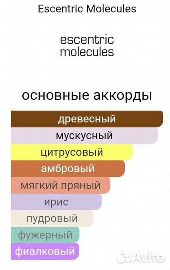 Туалетная вода escentric molecules molecule 01