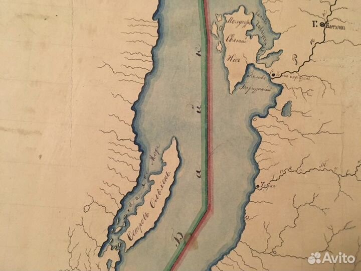 Карта золотых приисков 1907 год