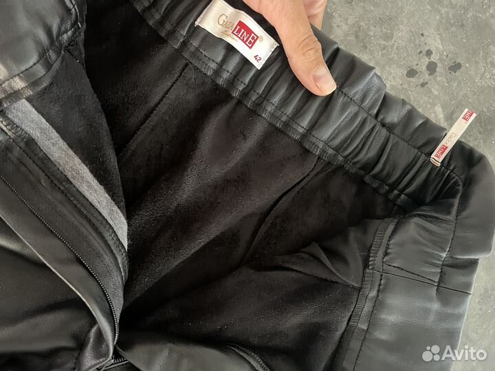 Шорты кожаные