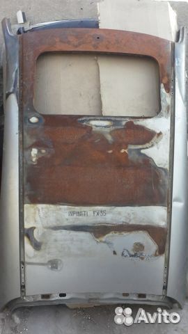 Крыша Infiniti FX35 с вырезом под люк белая