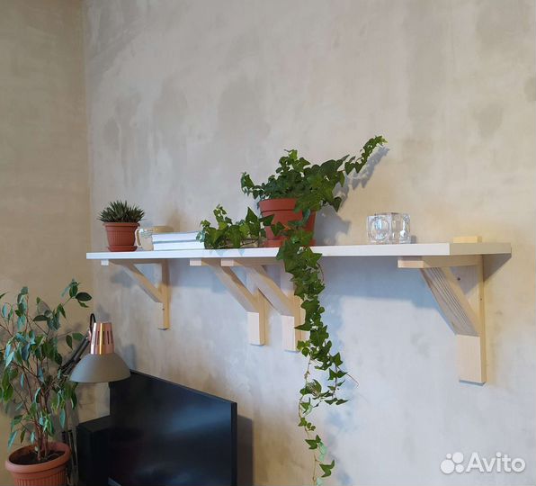 Полка настенная дизайн IKEA