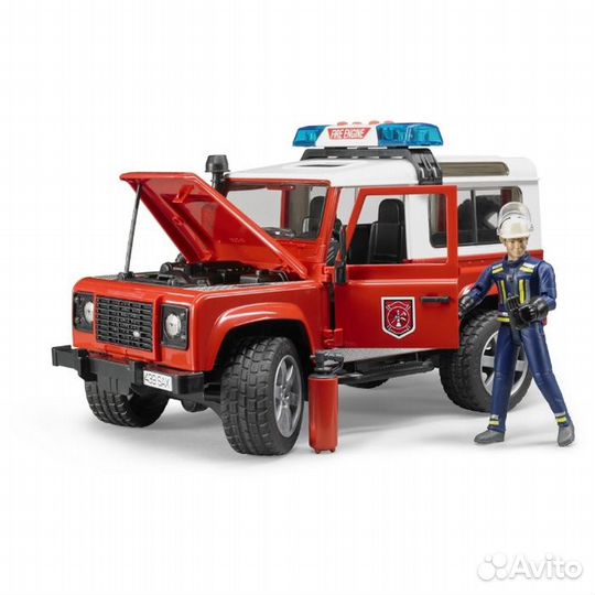 Bruder 02-596 Пожарный Land Rover Defender