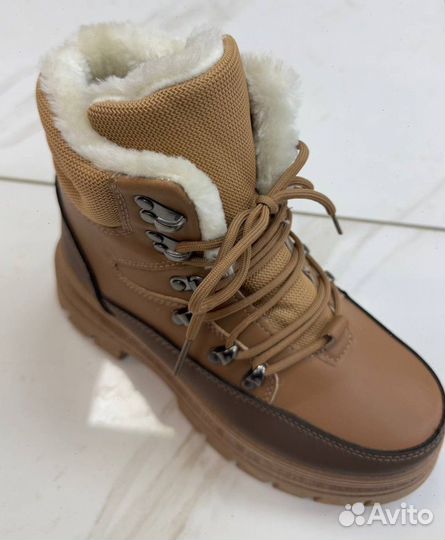Ботинки натуральная шерсть зима