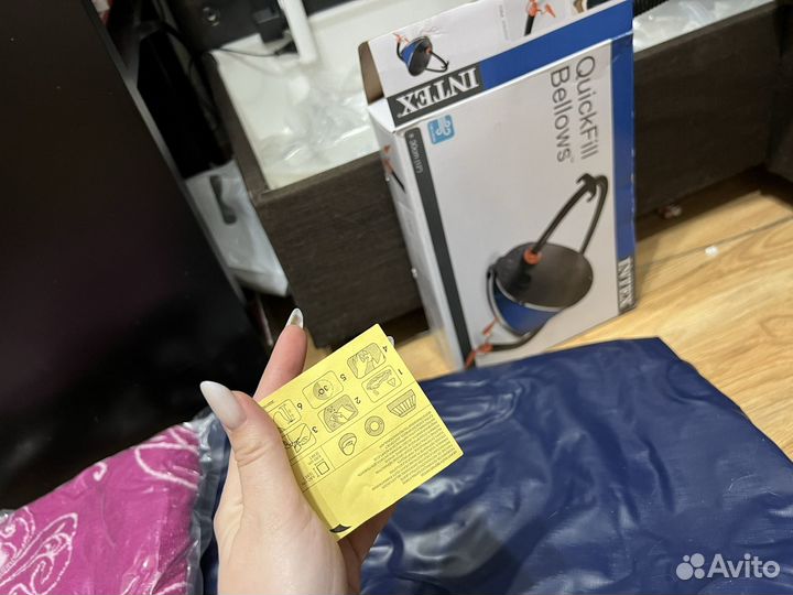 Матрас надувной+ насос