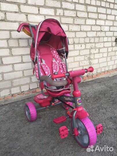Трехколесный велосипед с ручкой