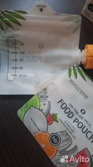 Многоразовые пакеты для детского питания 125 мл HB