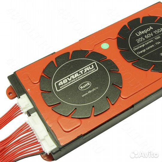 BMS lifepo4 20S 60V 150A симметрия