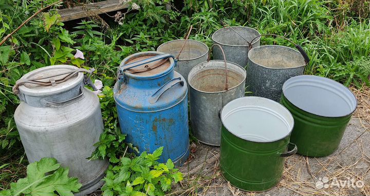 Фляга 38 л, Ведро 20л, Бак