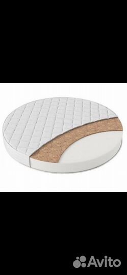 Практически новый круглый матрас ComfortBaby