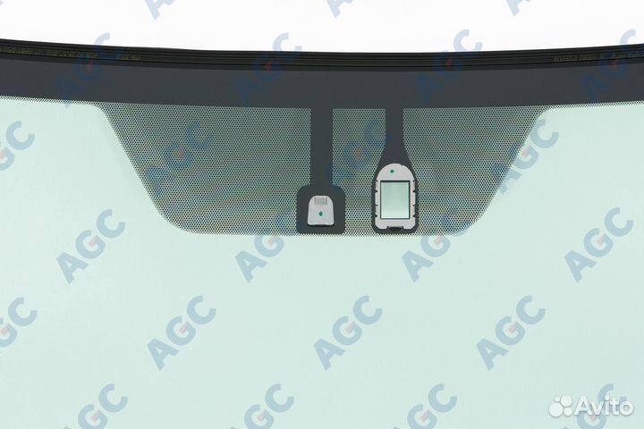 AGC toyota RAV-4 III 2006- стекло ветровое зеленое + шумоизоляция -С обогревом зоны дворников-дд-доп