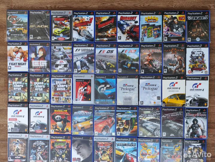 Sony PS2 Коллекция Лучших Гонок, Драк И Шутеров