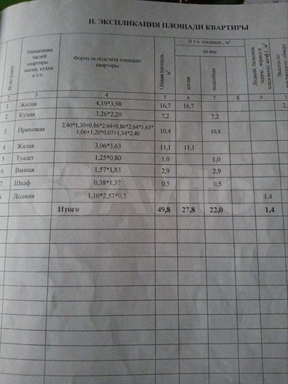 2-к. квартира, 49,8 м², 5/5 эт.