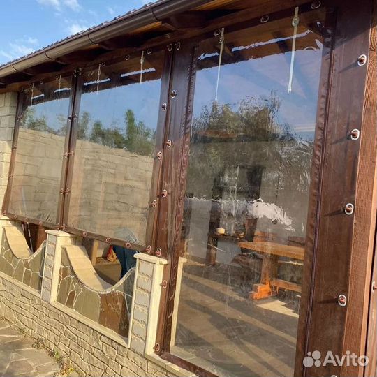 Мягкие окна пвх для террас