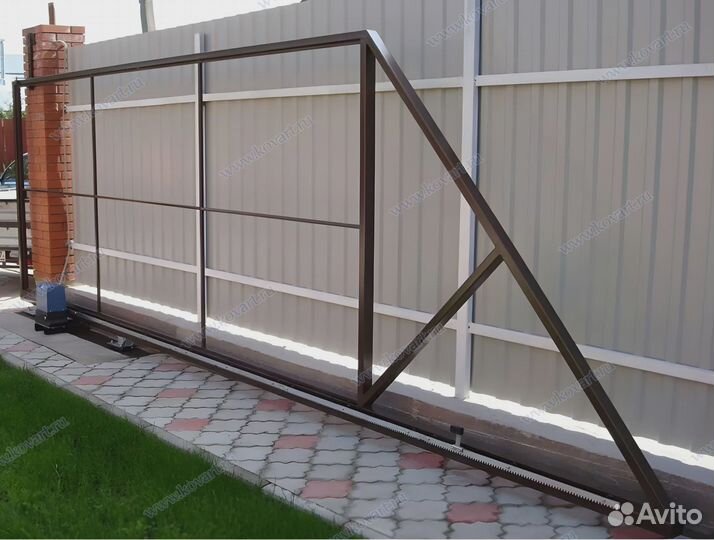 Кованые ворота автоматические в Москве