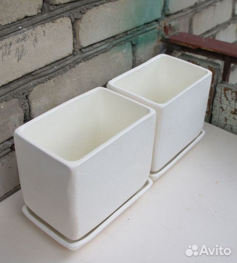 Горшки цветочные керамические