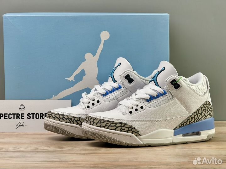 Кроссовки Nike Air Jordan 3 Retro UNC