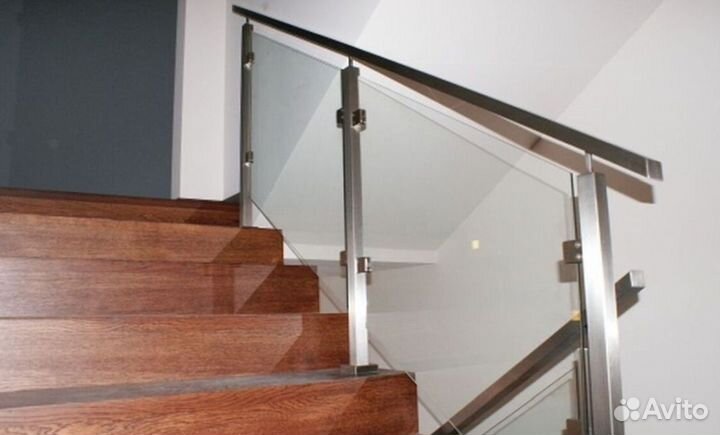 Шлифованные перила из нержавеющей стали