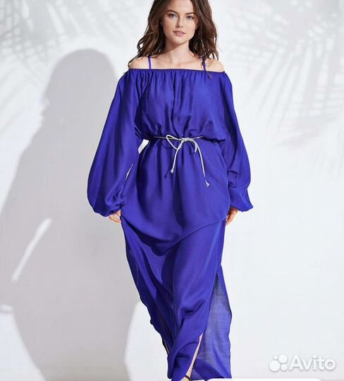 Платье туника пляжное