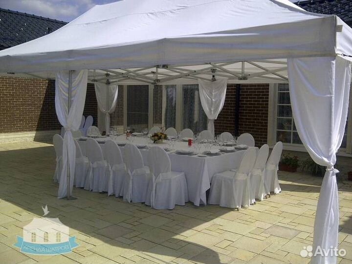 Прокат шатров мебели посуды Оформление торжеств