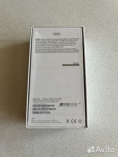 Оригинальная коробка iPhone 6s