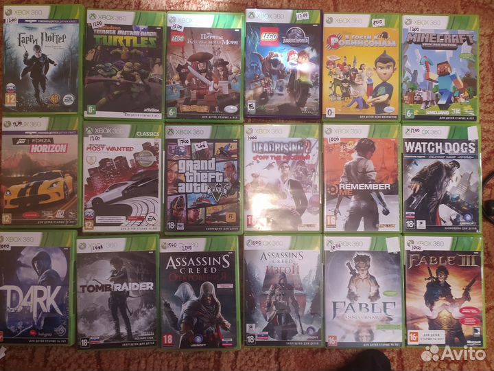 Игры для xbox360 лицензия б.у. продам или обменяю