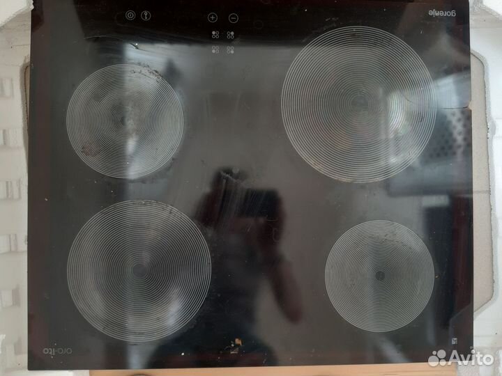 Варочная панель электрическая 4 конфорки горение