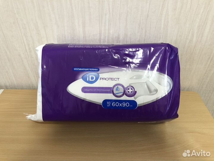 Пеленки одноразовые 60х90 10шт
