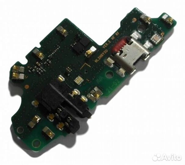 Шлейф Honor 10 Lite/P SMART 2019 (плата) + разъем