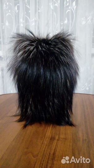 Шапка женская зимняя из чернобурки