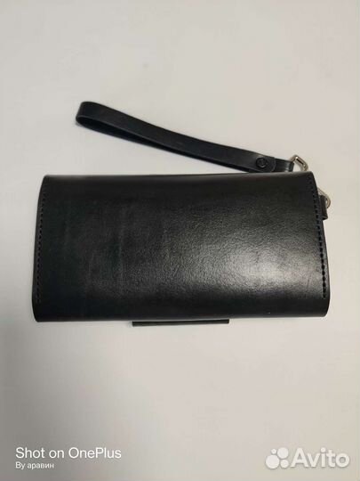 Кожаный клач мужской