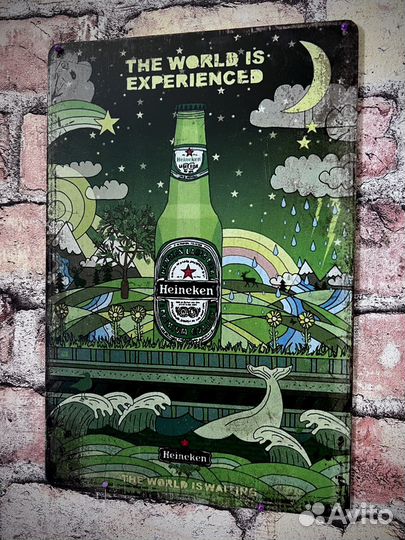 Декор на стену Heineken Beer Арт 9580