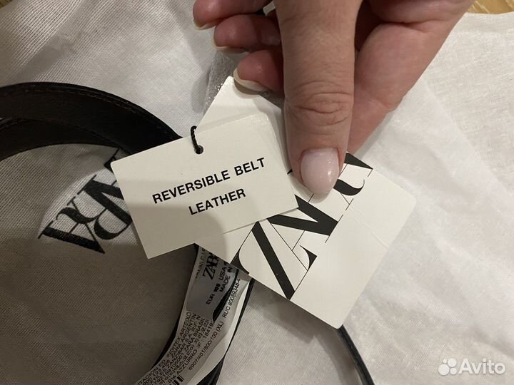 Кожаный ремень Zara NEW