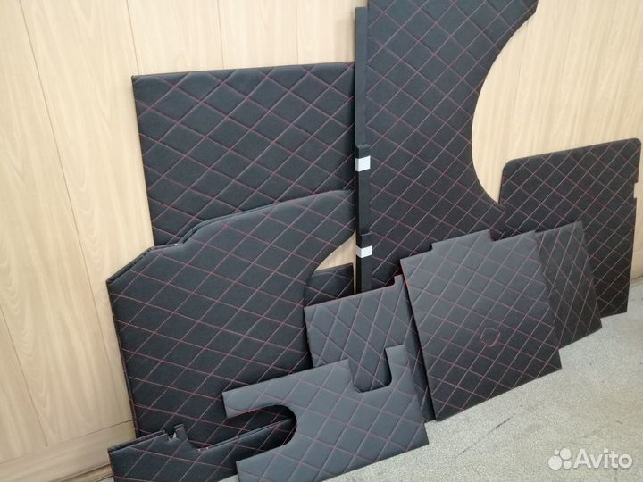 Обивка салона УАЗ 452 Буханка прошивка в ромб